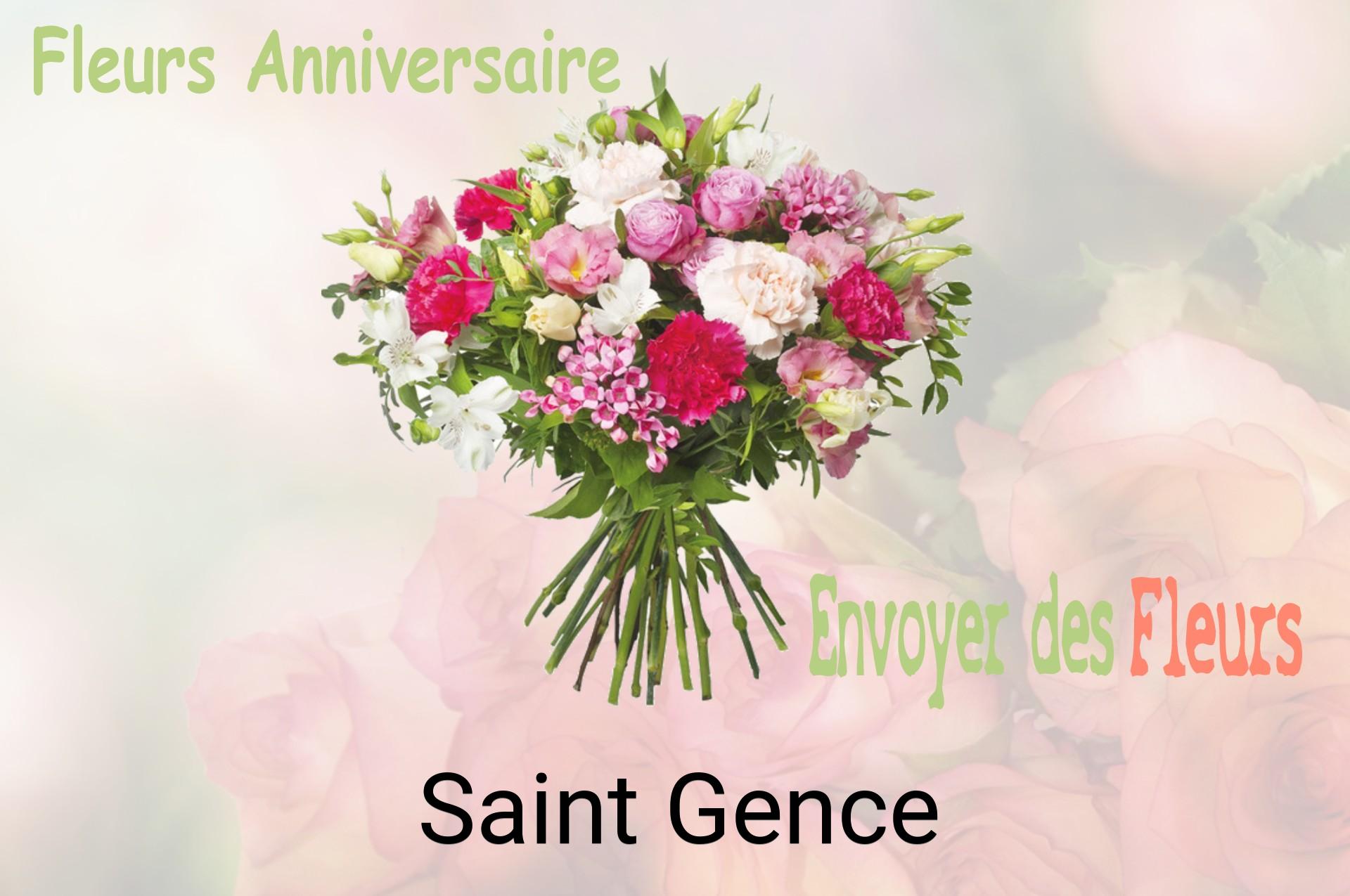 Bouquet de fleurs d’anniversaire livré à Saint-Gence